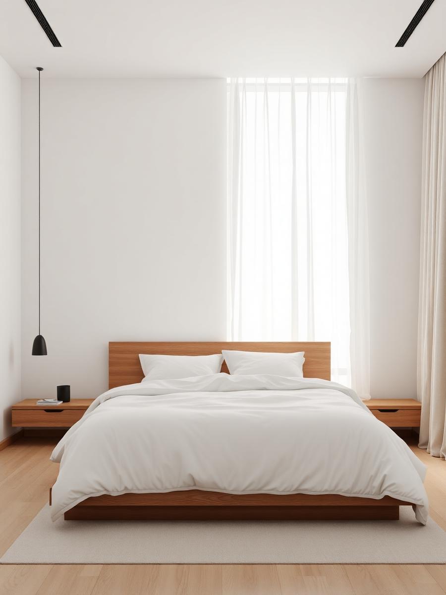 Dormitorio minimalista